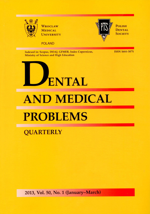 Dental and Medical Problems