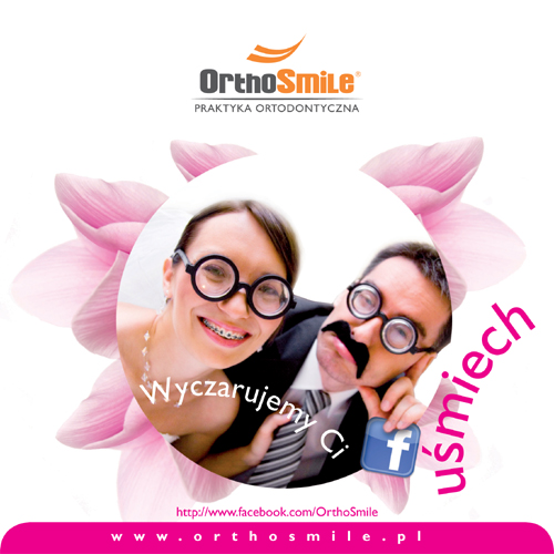 Ulotka OrthoSmile na Targi Ślubne