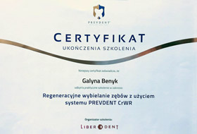 Galina Benyk – dyplom